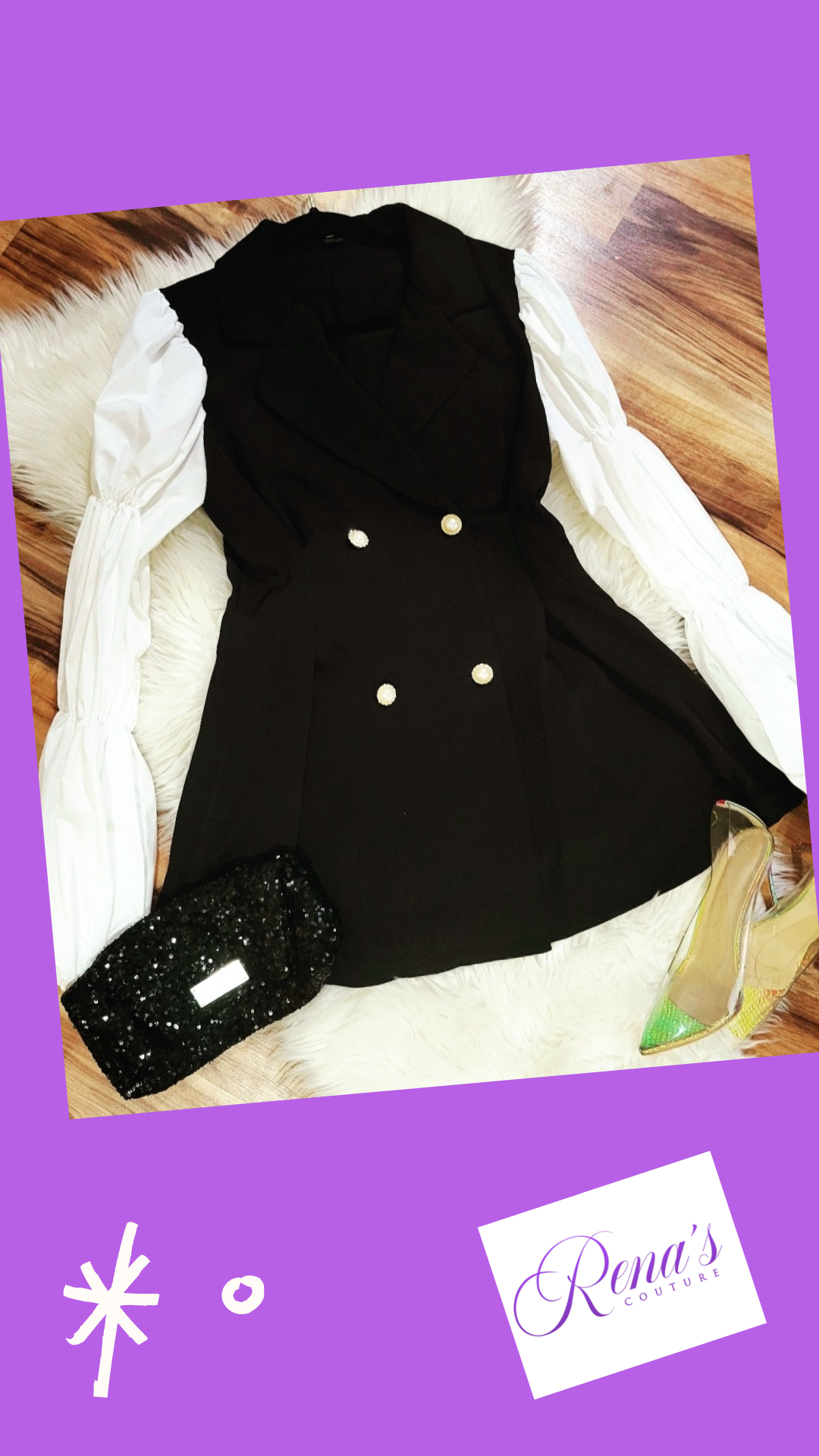 Rena's Tea Party Blazer Dress