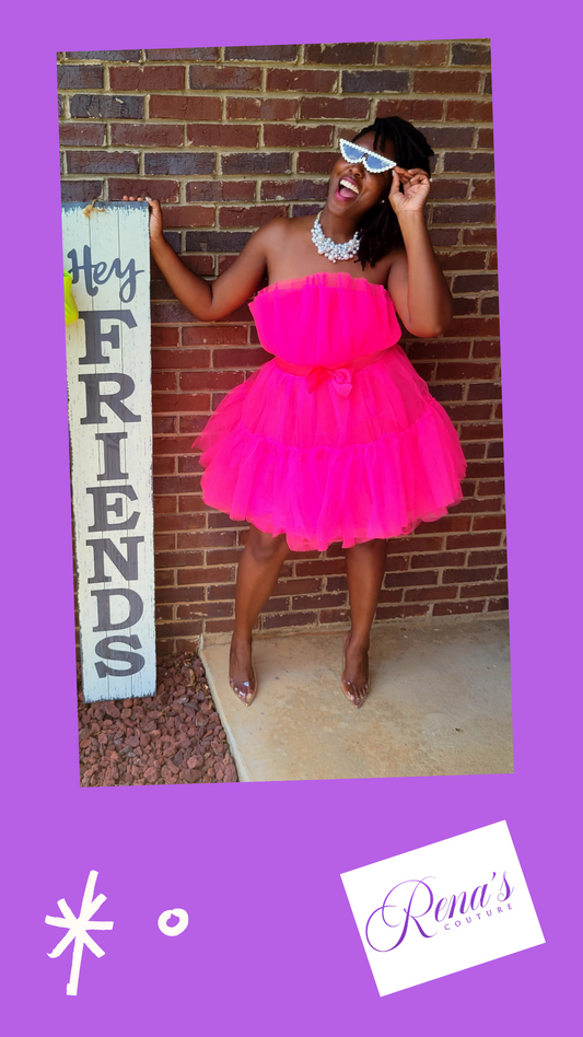 Rena's Barbie In Pink Dress