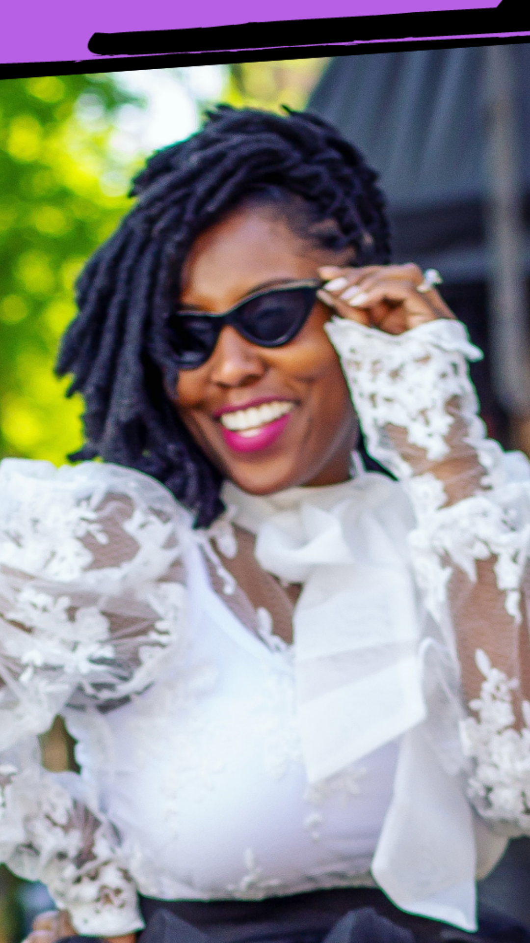 Rena's Glam Cocktail Blouse