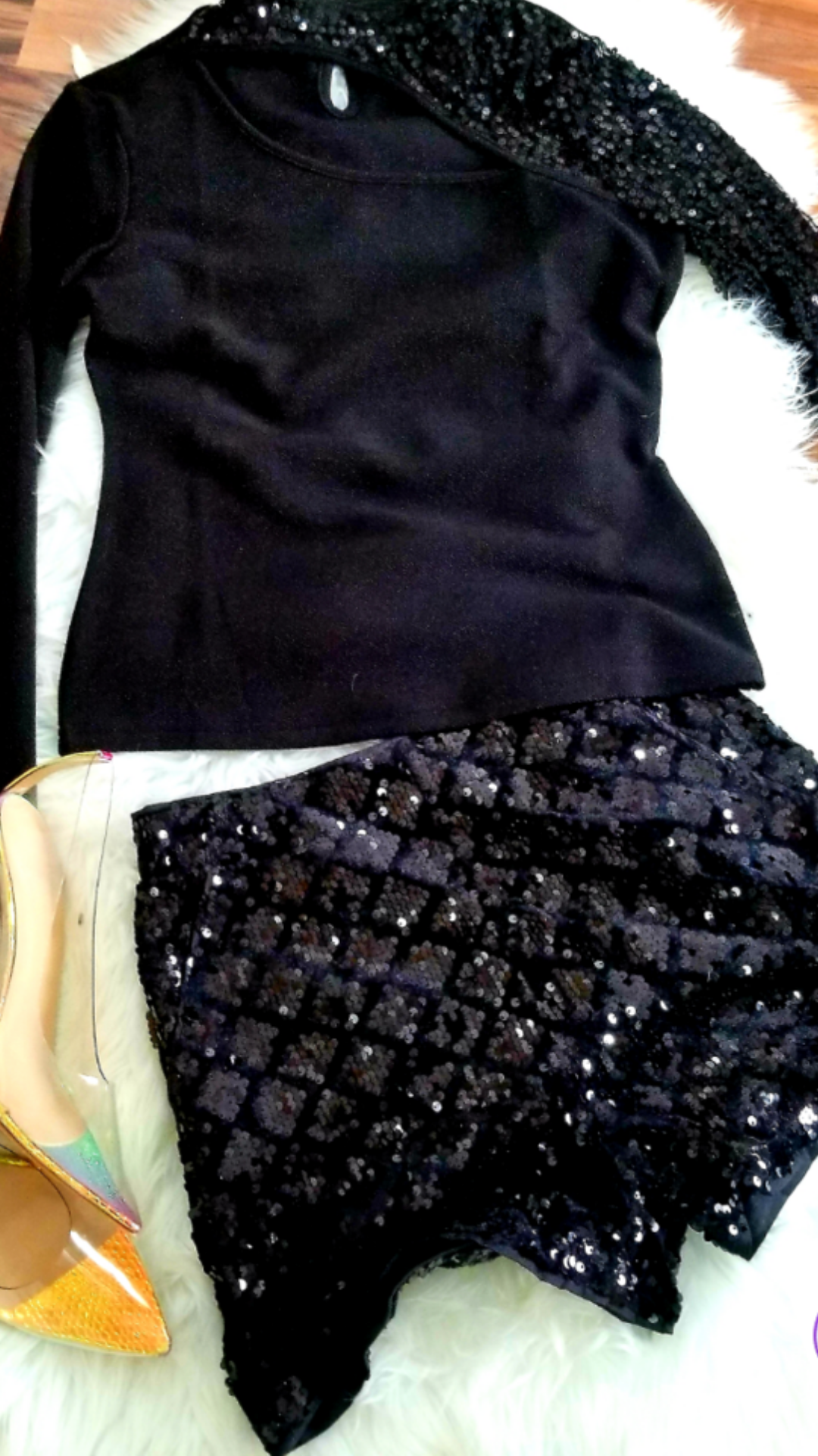 Rena's Sequin Shorts